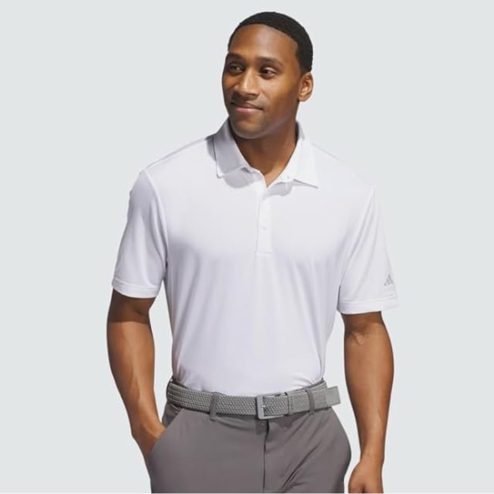 Adidas White Ultimate365 Short Sleeve Golf Polo S NWT